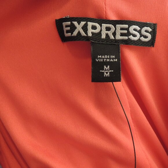 Express Coral Strappy Back Sleeveless Jumpsuit Size M - Picture 6 of 7
